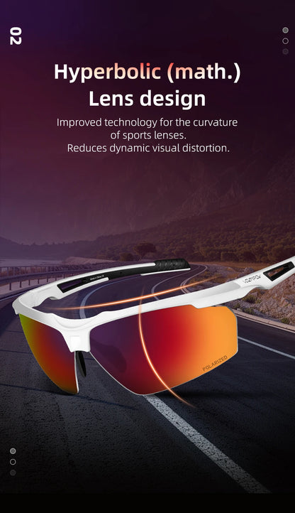 Polarized UV400 Sports Sunglasses True Color for Driving, Fishing, Running