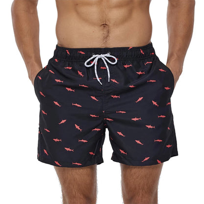 Sommerliche, schnell trocknende Strand-Boardshorts für Herren