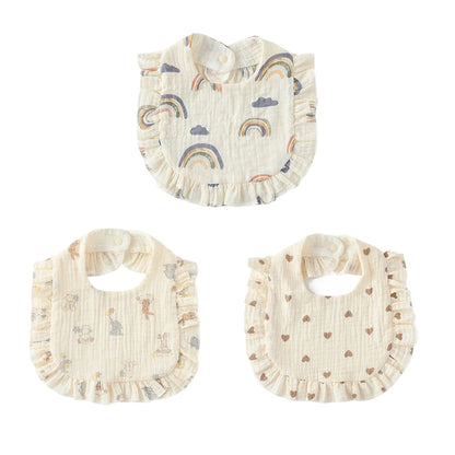 Ensemble bavoir trois pièces pour bébé automne/hiver