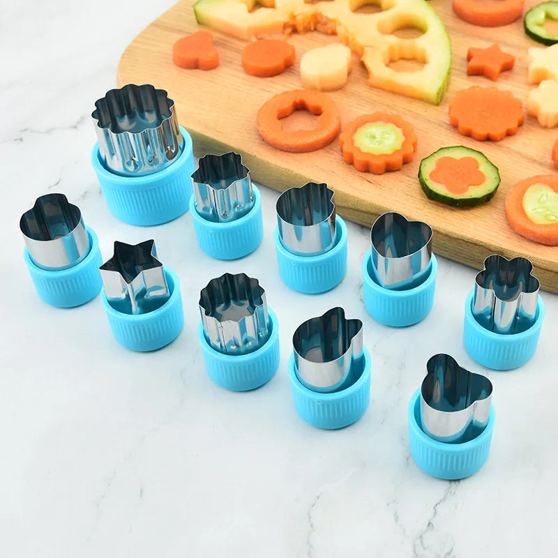 Portable Stainless Steel Vegetable Cutter Set