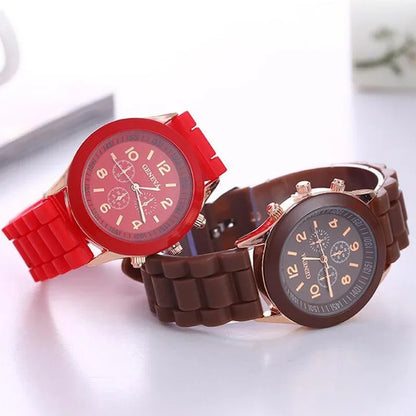 Unisex Silicone Quartz Fashion Watch