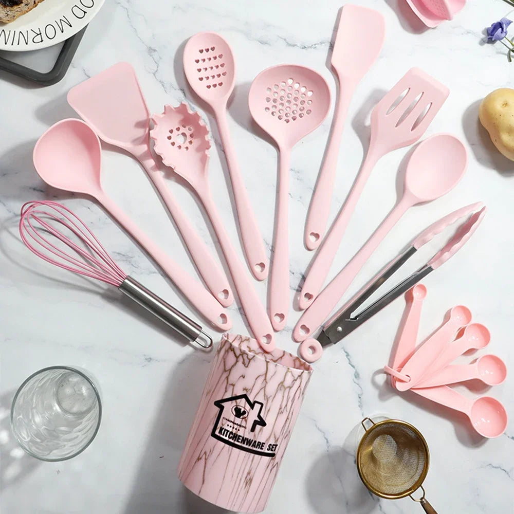 Silicone Kitchen Utensils Set