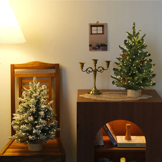 DIY Mini Christmas Tree Desktop Ornament