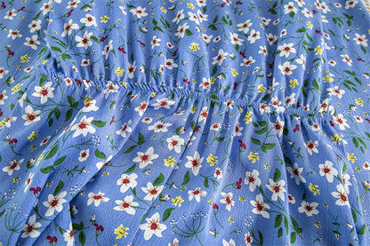 Floral Printed Muslim Maxi Dress