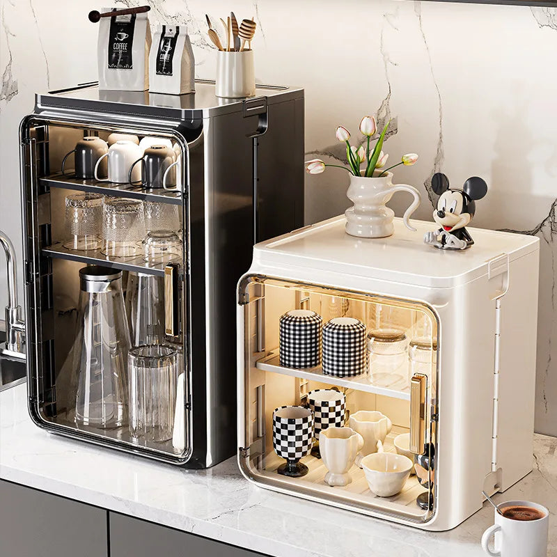 Dust-Proof Desktop Cup Holder & Rack