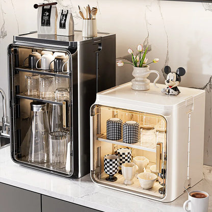 Dust-Proof Desktop Cup Holder & Rack