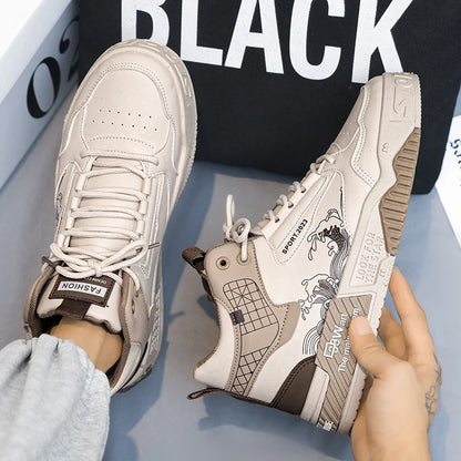 Men's Leather Casual Sneakers