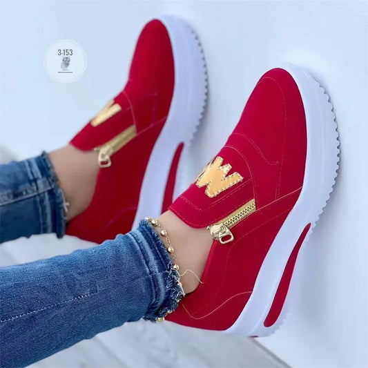 Women's Casual Printed Platform Sneakers