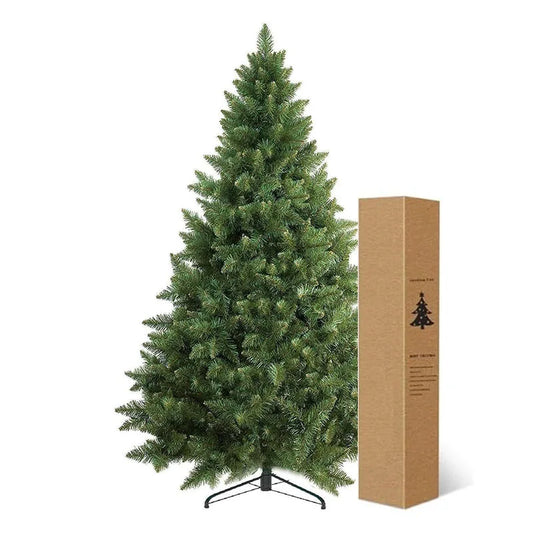 Premium Full-Bodied Christmas Tree with Metal Stand