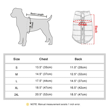 Veste chaude pour chiens de petite et moyenne taille - Tenue pour animaux de compagnie