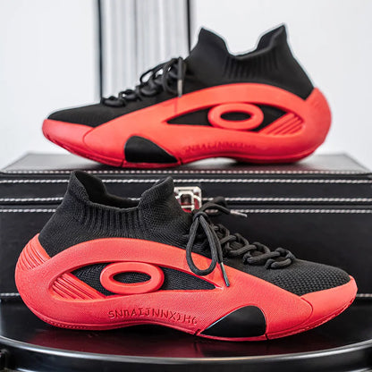 Men's Trendy Athletic Sneakers - Sports Platform Designer Sneakers