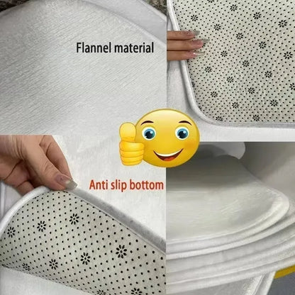 Non-slip Coffee-Themed Floor Mat