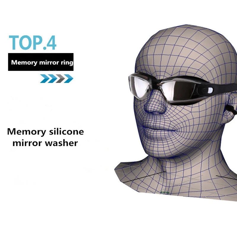 Lunettes dioptriques en silicone anti-buée UV