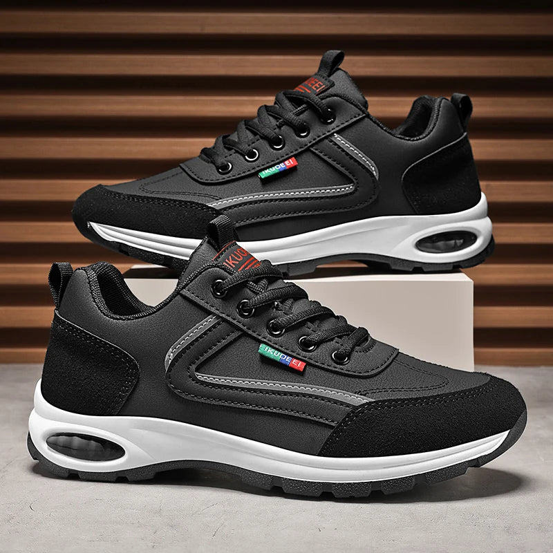 Men's Leather Sneakers for Running & Jogging