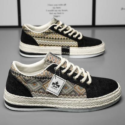 Breathable Men's Canvas Footwear