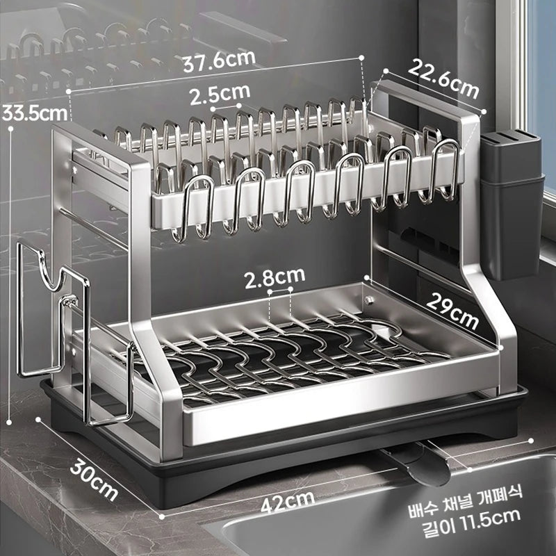Stainless Steel Kitchen Organizer Shelf