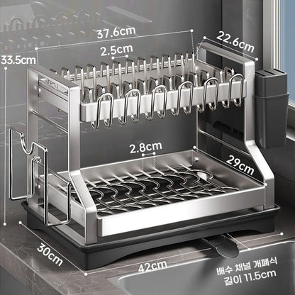 Stainless Steel Kitchen Organizer Shelf
