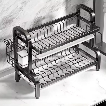 2-Tier Rust-Proof Dish Drying Rack