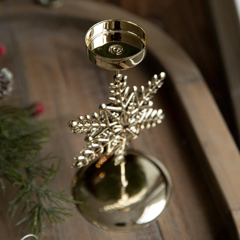 christmas candlestick holder
