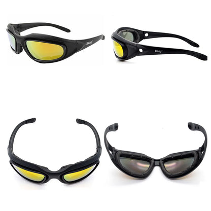 Lunettes de soleil de chasse pour sports de plein air - Lunettes de soleil de sport pour hommes et femmes