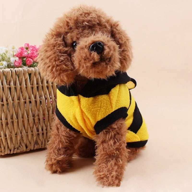 Bee Pet Outfit - Pull cosplay pour animaux de compagnie Halloween