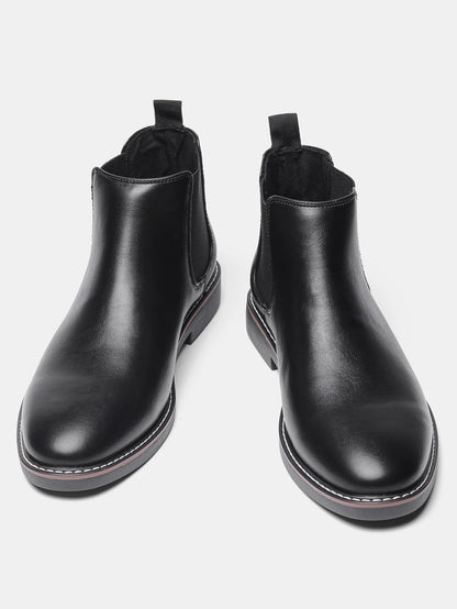 Bottines Chelsea en cuir élégantes pour hommes