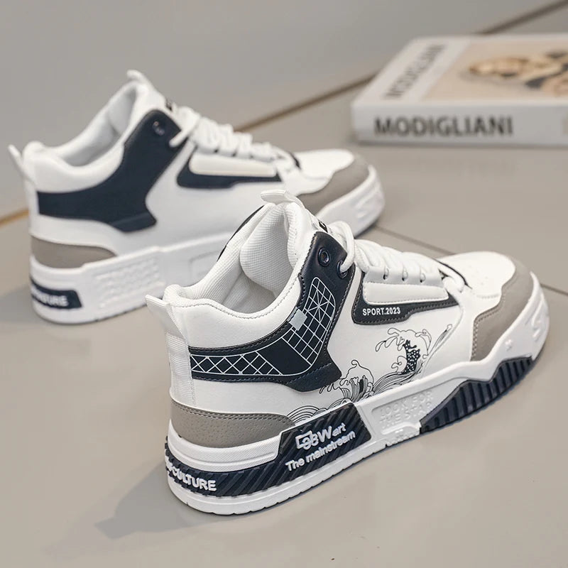 Men's Leather Casual Sneakers