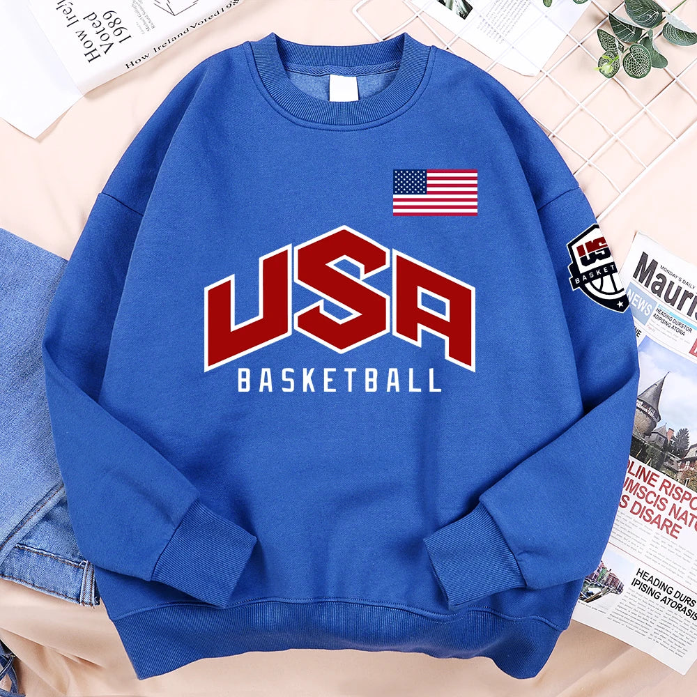 USA Basketball Street Print Men's Hoodie