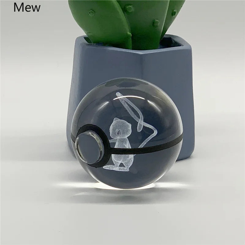 3D Pokemon Kristallkugel Nachtlicht 