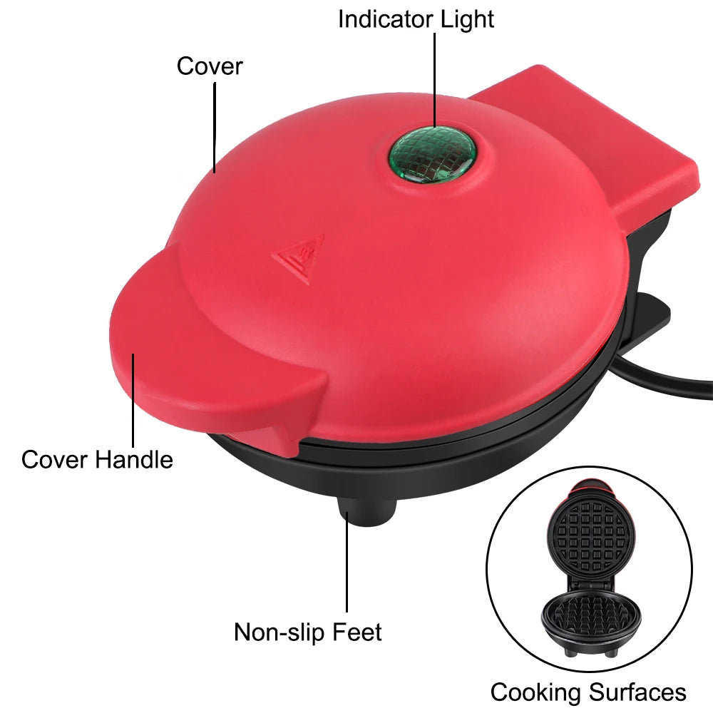 Mini Electric Bubble Egg Waffles Maker Pot