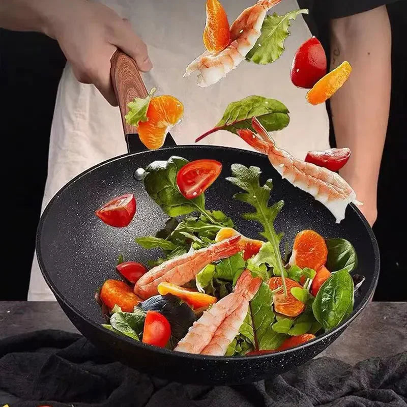 Non-stick Gas Stove Wok Frying Pan