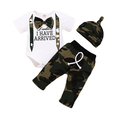 Stylish Newborn Camouflage Outfit