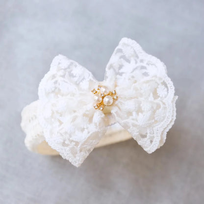 Baby Girl's Lace Bow Knot Headband