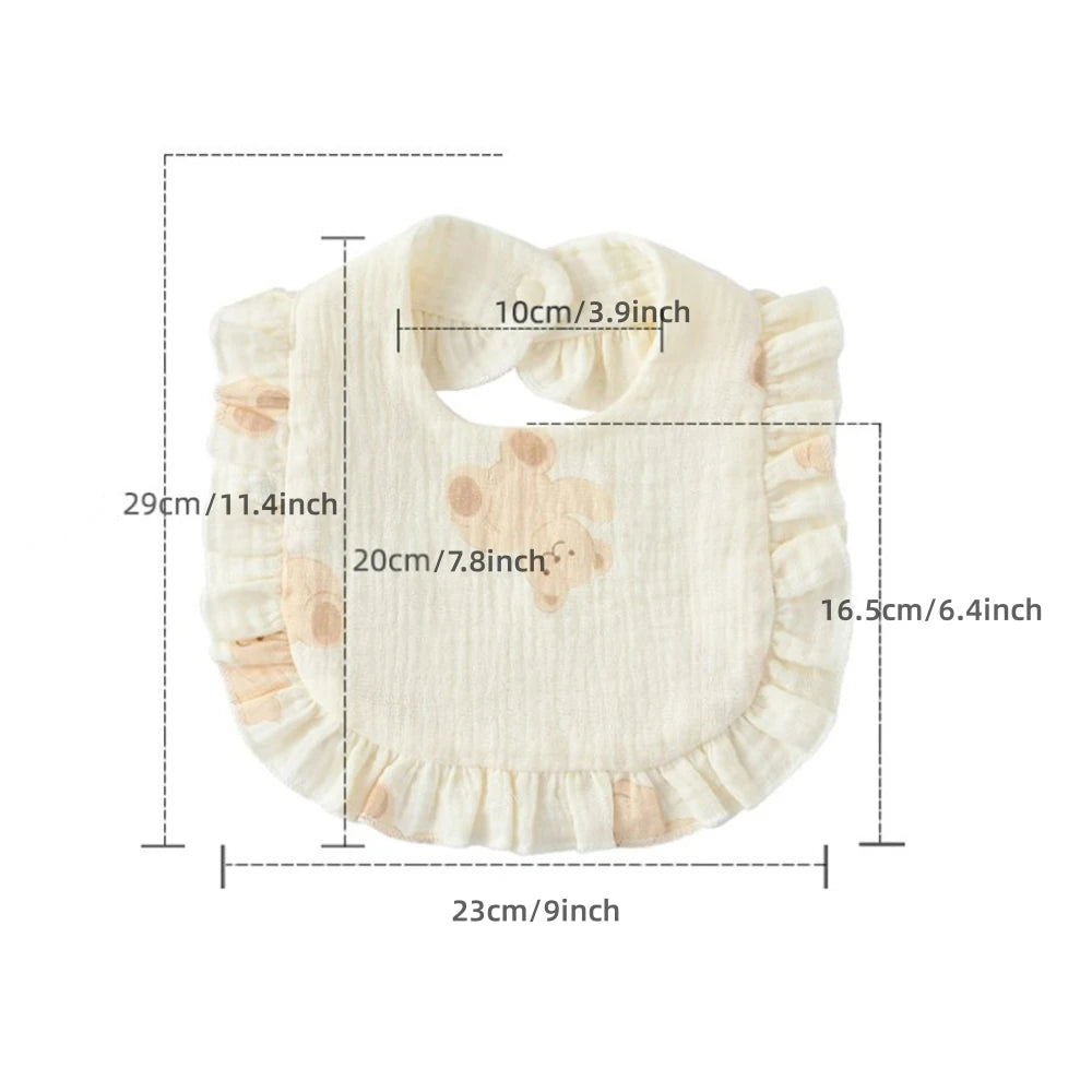 Ensemble bavoir trois pièces pour bébé automne/hiver