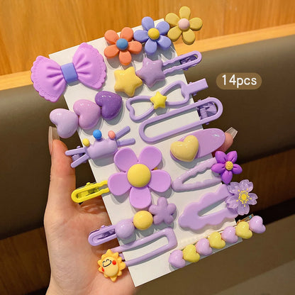 Cartoon Hairclip Sets for Children