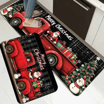 christmas kitchen mat
