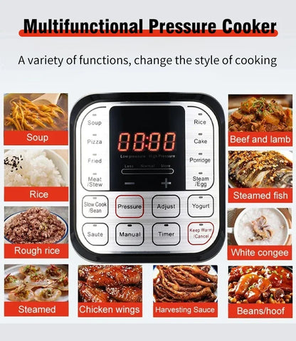 5L Multifunction Electric Pressure Cooker
