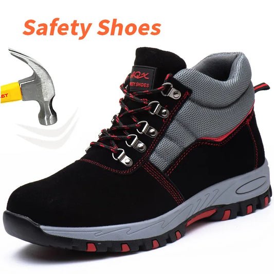Men Steel Toe Cap Safety Boots