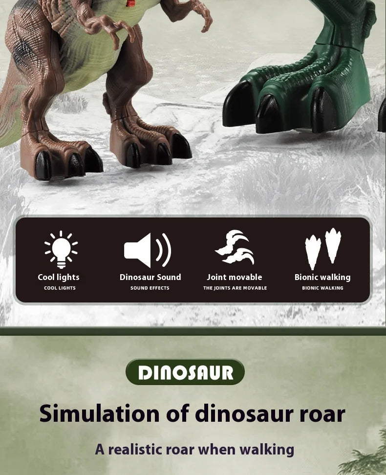 Grand dinosaure robotisé électrique qui marche