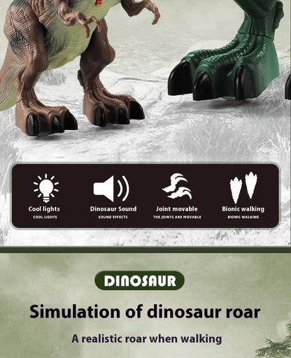 Grand dinosaure robotisé électrique qui marche