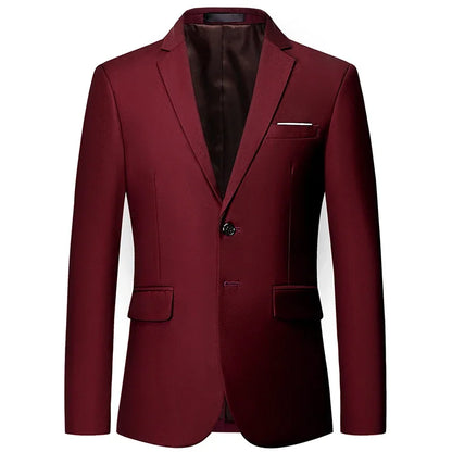 S-6XL Men's Classical Groom Wedding/Business Blazer