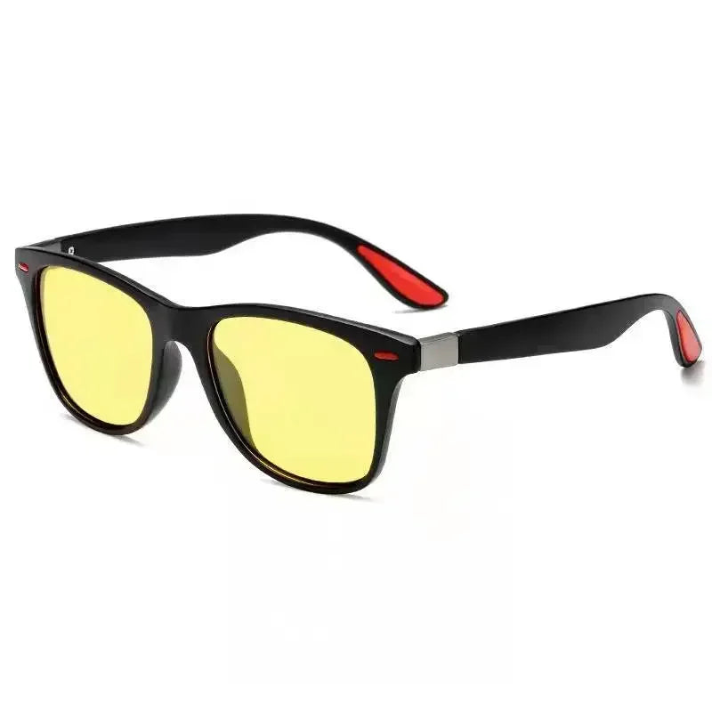 Men's Polarized Mirror Fishing Black Sunglasses