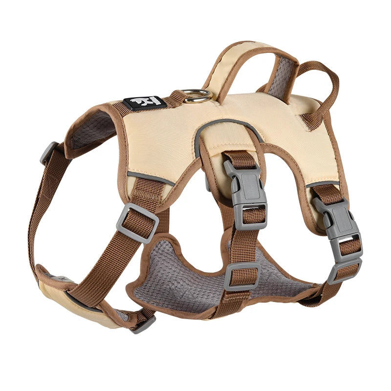 Pet Rainproof Bulldog Anti-slip Night Reflective Harnesses