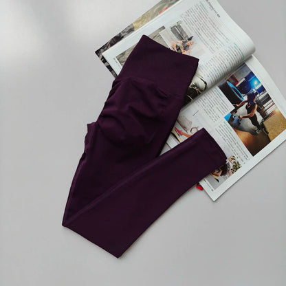 Women's Nude Hip Line High Waisted Fitness Yoga Pants