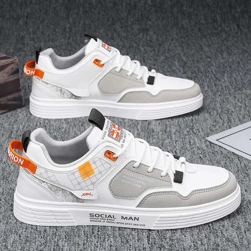 Baskets décontractées à lacets et plateforme