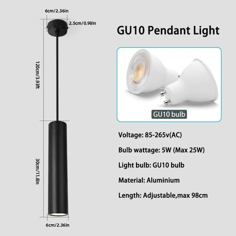 Lustre moderne à ampoules remplaçables - Suspension LED 