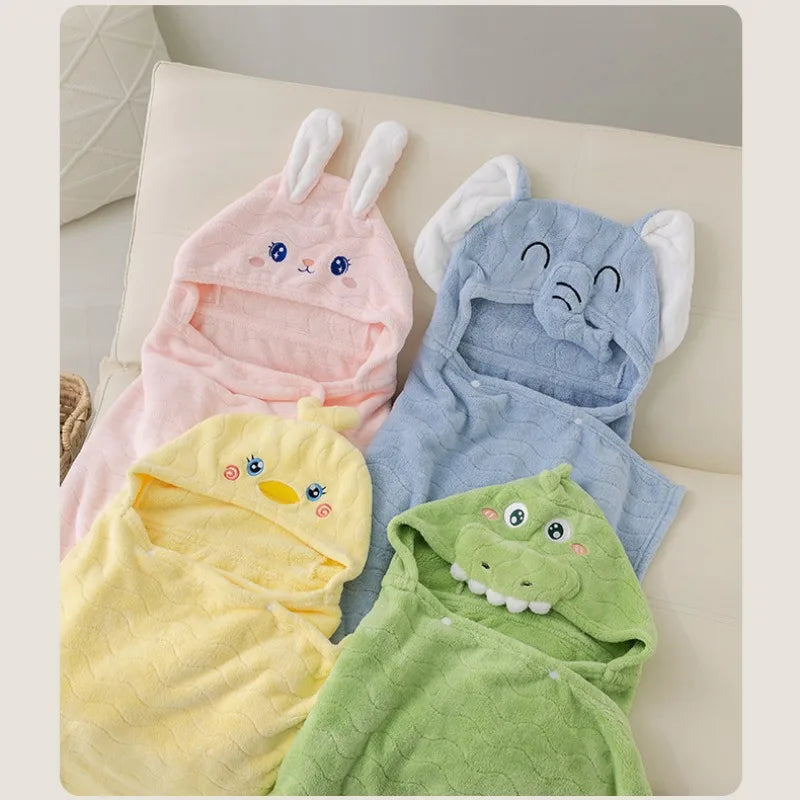 Kids Hooded Poncho Towel