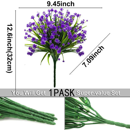 Plantes artificielles d'extérieur en plastique résistant aux UV