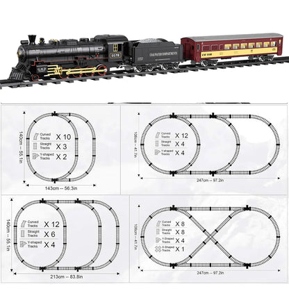 Remote-Controlled Rechargeable Electric Train Set