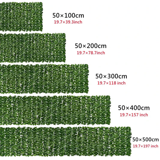 Écran de confidentialité Apple Leaf Ivy pour balcon et jardin